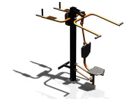 Уличный тренажер "Верхняя тяга Брусья Пресс" УТ339 в Петропавловске-Камчатском