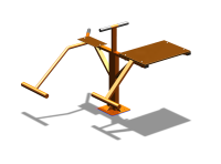 Уличный тренажер "Пресс Гиперэкстензия" УТ327 в Петропавловске-Камчатском