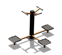 Уличный тренажер "Твистер тройной" УТ337 в Петропавловске-Камчатском