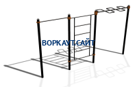 Спортивный комплекс воркаут ВС-129 в Петропавловске-Камчатском