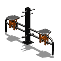Уличный тренажер  "Каталка двойная"   УТ215 в Петропавловске-Камчатском