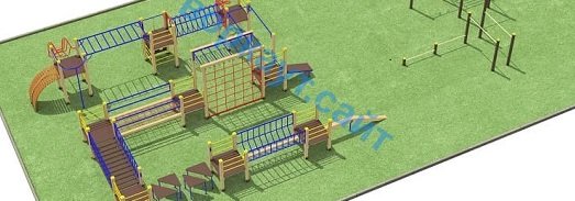 Проект спортплощадки с полосой препятствий в Петропавловске-Камчатском