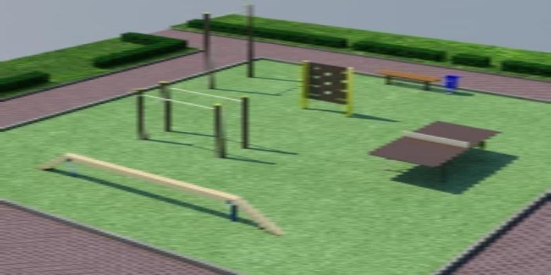 Проект спортплощадки мини спорт  в Петропавловске-Камчатском