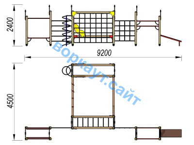 Детский спортивный комплекс ДСК 3102 в Петропавловске-Камчатском