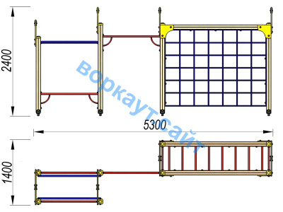 Детский спортивный комплекс Атлет ДСК 3106 в Петропавловске-Камчатском