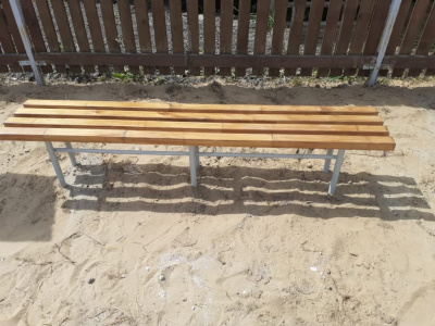 Двухметровая лавочка без спинки 2 м МАФ 1602 в Петропавловске-Камчатском