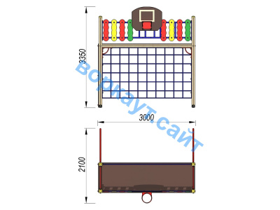 Детский спортивный комплекс ДСК 3101 в Петропавловске-Камчатском