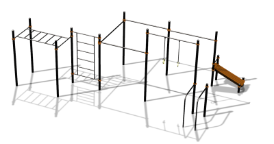Спортивный комплекс воркаут ВС-153 в Петропавловске-Камчатском