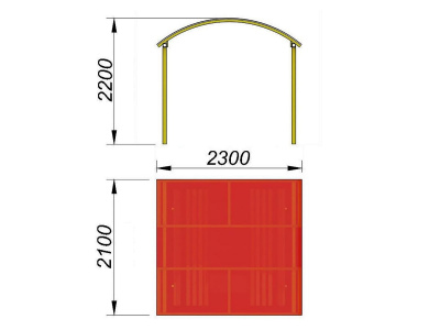 Навес судейский МАФ 4004 в Петропавловске-Камчатском