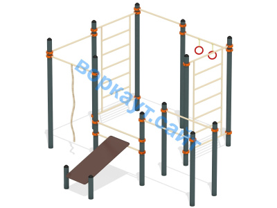 Спортивный комплекс воркаут ВС-47 в Петропавловске-Камчатском