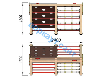 Детский спортивный комплекс ДСК 3203 в Петропавловске-Камчатском