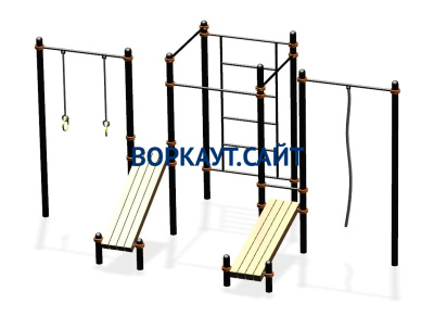 Спортивный комплекс воркаут ВС-44 в Петропавловске-Камчатском