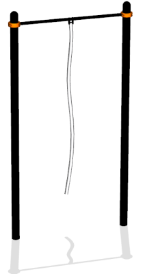 Турник с гимнастическим канатом ВС-34 в Петропавловске-Камчатском