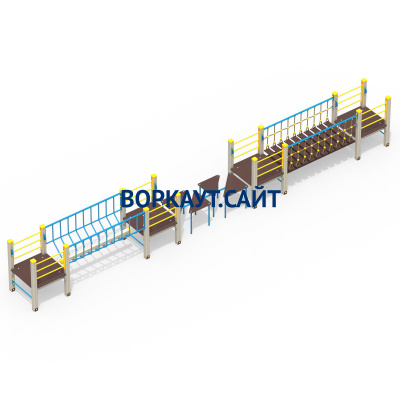 Детский спортивный комплекс Двойной мостик ДСК 3115 в Петропавловске-Камчатском