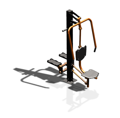 Уличный тренажер "Жим от груди Степпер" УТ342 в Петропавловске-Камчатском