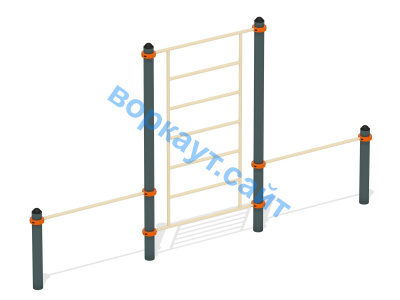 Шведская стенка с перекладинами ВС-13 в Петропавловске-Камчатском