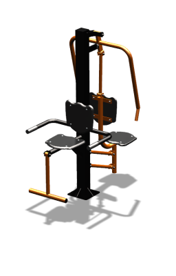 Уличный тренажер "Жим от груди Флекс" УТ324 в Петропавловске-Камчатском