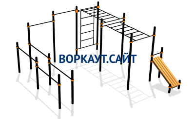 Спортивный комплекс воркаут ВС-109 в Петропавловске-Камчатском