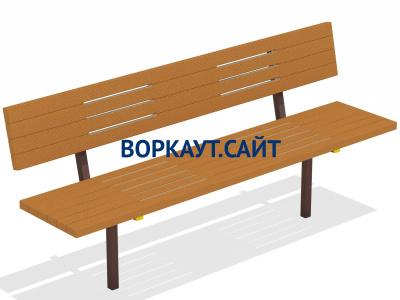 Диван уличный МАФ 1608 в Петропавловске-Камчатском