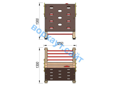 Детский спортивный комплекс ДСК 3202 в Петропавловске-Камчатском