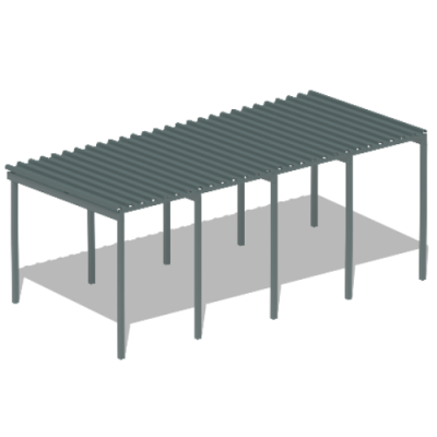 Теневой навес трибун МАФ 4130 в Петропавловске-Камчатском