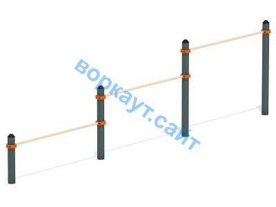 Каскад турников тройной ВС-6 в Петропавловске-Камчатском