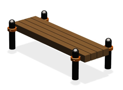 Воркаут скамья ВС-38 в Петропавловске-Камчатском