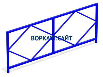 Ограждение площадки МАФ 5001 в Петропавловске-Камчатском