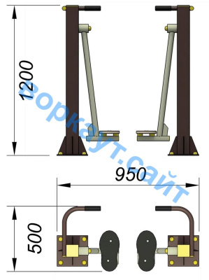 Уличный тренажер "Ходьба в пространстве" УТ 005 в Петропавловске-Камчатском Уличный тренажер "Ходьба в пространстве" УТ 005 в Петропавловске-Камчатском