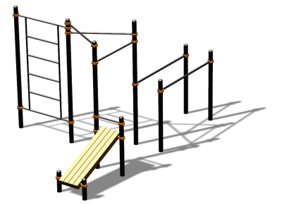 Спортивный комплекс воркаут ВС-140 в Петропавловске-Камчатском