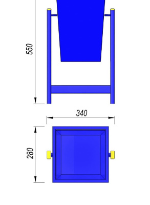Урна МАФ 1630 в Петропавловске-Камчатском