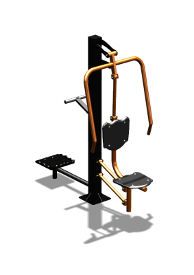 Уличный тренажер "Жим от груди Твистер" УТ328 в Петропавловске-Камчатском