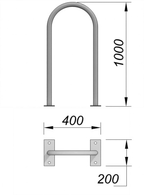 Велопарковка МАФ 6001 в Петропавловске-Камчатском