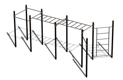 Спортивный комплекс воркаут ВС-118 в Петропавловске-Камчатском