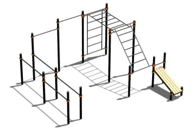 Спортивный комплекс воркаут ВС-146 в Петропавловске-Камчатском
