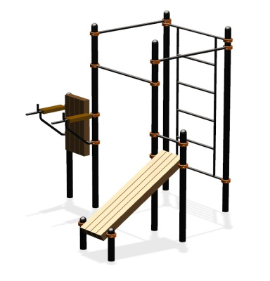 Спортивный комплекс воркаут ВС-64 в Петропавловске-Камчатском