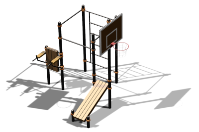 Спортивный комплекс воркаут ВС-155 в Петропавловске-Камчатском