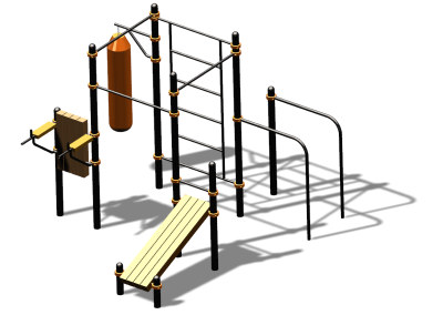 Спортивный комплекс воркаут ВС-93 в Петропавловске-Камчатском