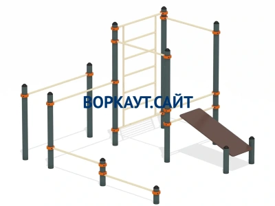 Спортивный комплекс воркаут ВС-43 в Петропавловске-Камчатском