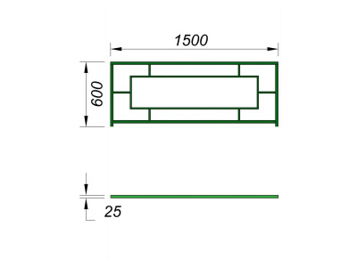 Ограждение площадки МАФ 5000 в Петропавловске-Камчатском