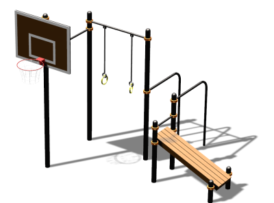 Спортивный комплекс воркаут ВС-143 в Петропавловске-Камчатском