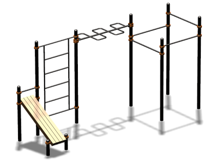 Спортивный комплекс воркаут ВС-74 в Петропавловске-Камчатском