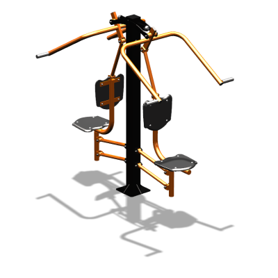 Уличный тренажер  "Верхняя тяга двойная"  УТ207 в Петропавловске-Камчатском