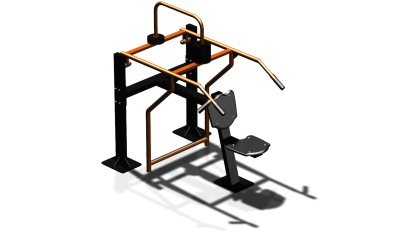 Силовой уличный тренажер  "Жим вверх сидя"  УТ403 в Петропавловске-Камчатском